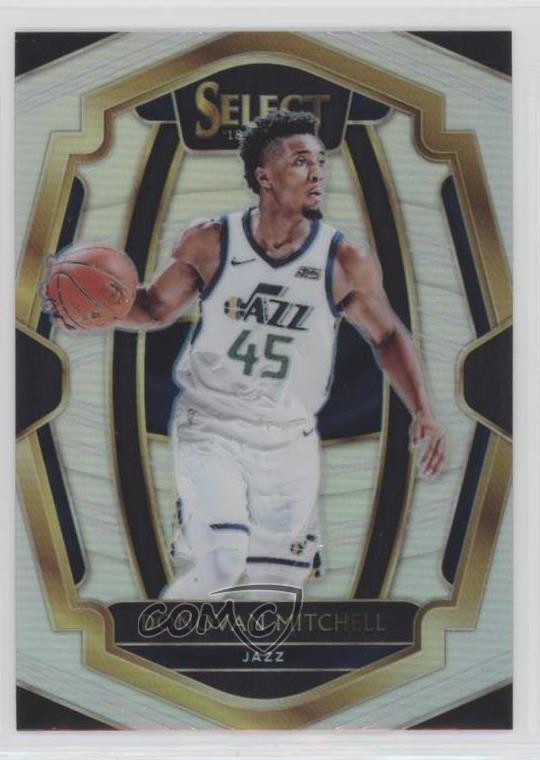 2018-19 Panini Select Premier Level Silver Prizm Donovan Mitchell #178 0tj4