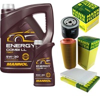 Mann Inspektionspaket Filterset 6L Mannol Energy 5W-30 FüR VW Lupo 1.7 SDI