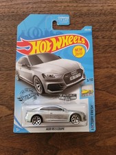 Hot Wheels 2019 Mainline ZAMAC Factory Fresh Audi RS 5 Coupe Silver #225