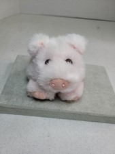 1994 Vintage Swibco Percy The Pig Puffkins Pink Plush Stuffed Animal Toy 4.5"