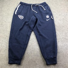 Tennessee Titans Sweatpants Mens Large Blue Team Issued Nike Fleece Jogger