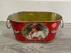 Coca-Cola Ice Tin Beverage Holder Vintage.