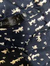 Ladies Cat Print Dress XL