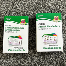 CGP GCSE French Revision Question Cards: Grammar & Translation + Vocabulary