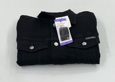Calvin Klein Womens Button Up Classic Trucker...
