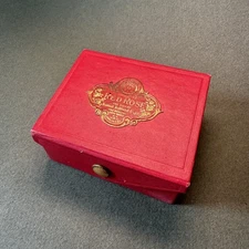 Vintage Powder Box Harriet Hubbard Ayer Red Rose