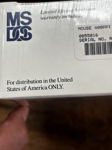 Vintage 1992 Microsoft Mouse PS/2 Version MS-DOS & Windows NOS Sealed unopened - 第 14/15 張圖片