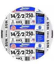 250 ft. 14/2/2 Solid Romex SIMpull CU NM-B W/G Wire