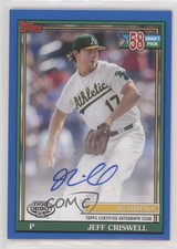 2021 Topps Pro Debut Blue Auto 92/150 Jeff Criswell #PD-200 Auto 0l6z