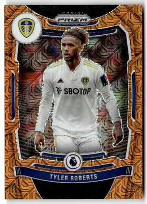 Panini 2021-22 Prizm Premier League No. 225 Tyler Roberts Orange Mojo Prizm
