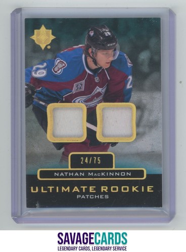 2013-14 UD Ultimate Coll. Rookie Patches Nathan MacKinnon /75 #URJ-NM Colorado