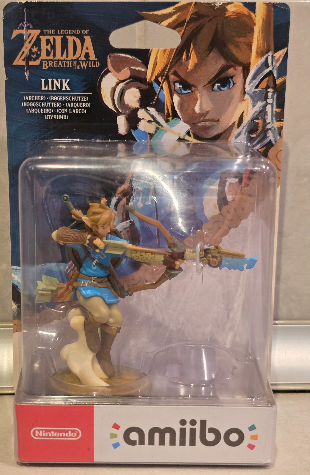 Figurine Amiibo Link Archer Breath of the Wild Statuette Collector Neuve