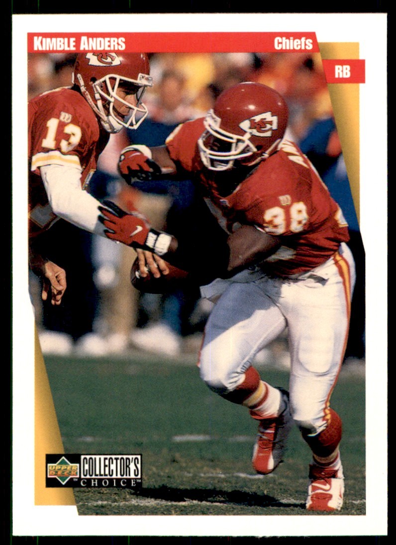 1997 Collector's Choice Kimble Anders Kansas City Chiefs #149