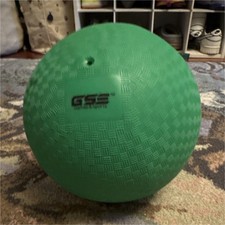 GSE Games  Sports Green Rubber Playground Ball Durable Outdoor Sports Equipment