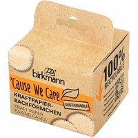 Birkmann Cause We Care KraftpapierföRmchen 50 StüCk MuffinbackföRmchen Ø 7 Cm