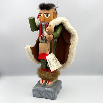 Vintage 1996 Steinbach Chief Black Hawk Signed 15'' Nutcracker Limited Edition