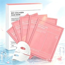 Masque de Nuit Hydrogel Bio Collagène Visage Soins pour Peau Unité