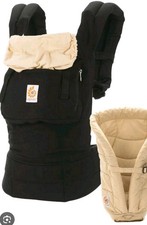 Ergobaby Original Collection Baby Carrier Black Beige Cotton Adjustable Buckle