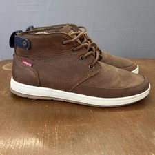 Bota deportiva Levi's para hombre Atwater de cuero sintético encerado con cordones EE. UU. 9,5