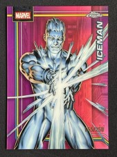 Iceman 2026 Topps Chrome Marvel Comics Pink Refractor Base /250 #52