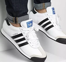 Adidas Originals Samoa White Black Athletic Shoes Sneakers 675033 Men’s Sizes