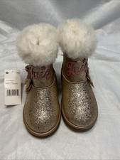    Juicy Couture Sparkle Fur Bow Boots Toddler 7 M