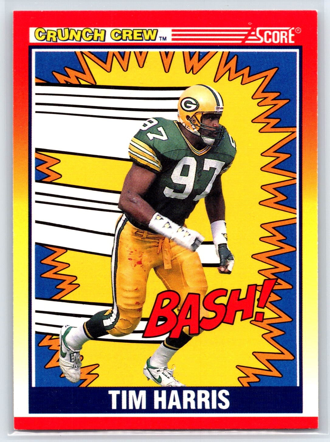 1990 Score Tim Harris Green Bay Packers #555