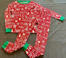 Carter's Kids' Christmas-Themed Pajama Set Snug-Fit Size 8 A3.128 