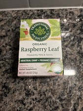 Traditional Medicinals Organic Raspberry Leaf Herbal Tea, Pack of 1-16 Tea Bags