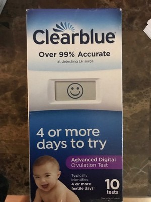 Clearblue Advanced Digital Ovulation Test, 99 % Accurate. 10 Tests. Expires 9/25