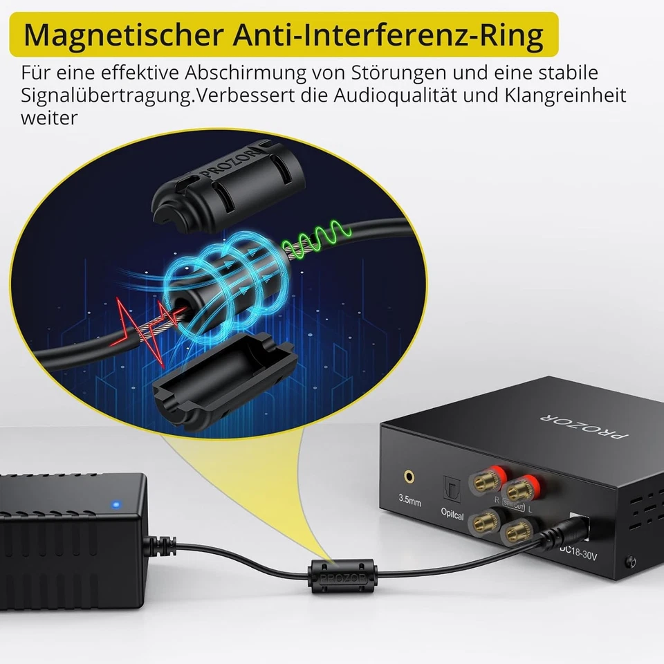 Mini Audio Verstärker Endstufe Hifi 100Wx2 Stereo mit TPA3255 Amp Chip Class D - Bild 4 von 4