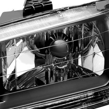 Par De Faros Esquineros ámbar Para Honda Accord 1998-2002 – Auheadmotor, Con Carcasa Negra Y Lente Transparente