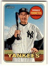 2018 Topps Heritage Ronald Torreyes #642 New York Yankees