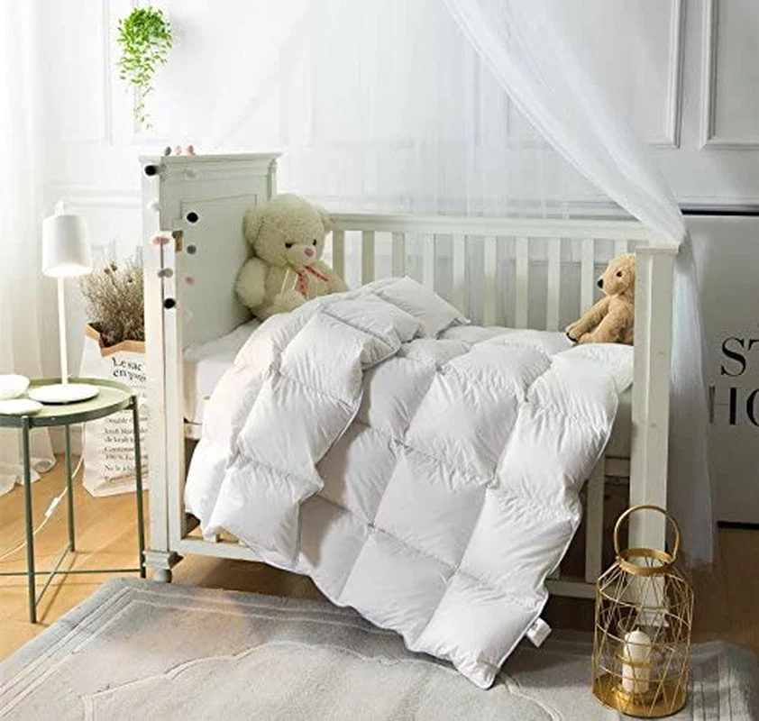 Toddler Travel Crib Goose down Comforter Duvet Blanket 33 X 43