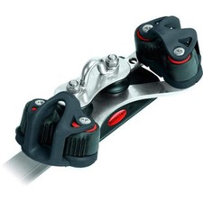 Ronstan Series 22 Traveller Car, 125mm, 2 Control Sheaves, 2 Cleats