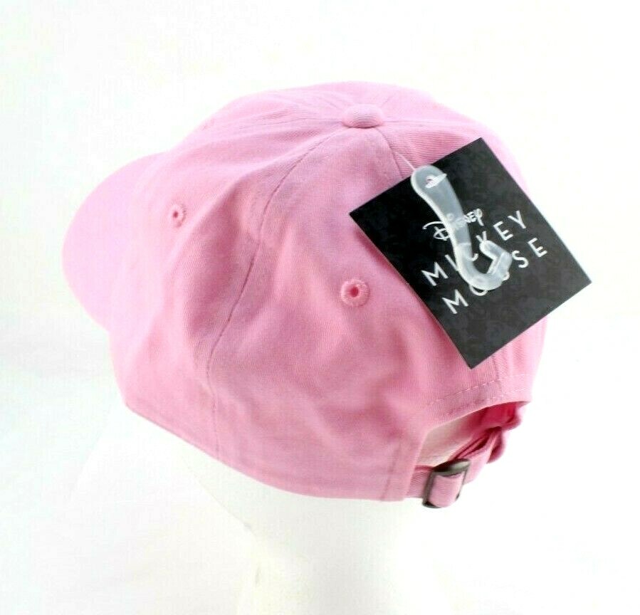 NWT DISNEY Mickey Mouse Pink Embroidered Logo Adjustable  display picture 3