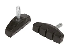 AltaLine 3-Lined Bicycle 50mm Post Mount Brake Shoes Black