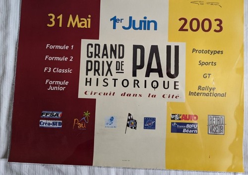 Vintage Motorsport Poster - 2003 Grand Prix De Pau Historique - Picture 3 of 4