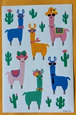 Llama Sticker Single Sheet 