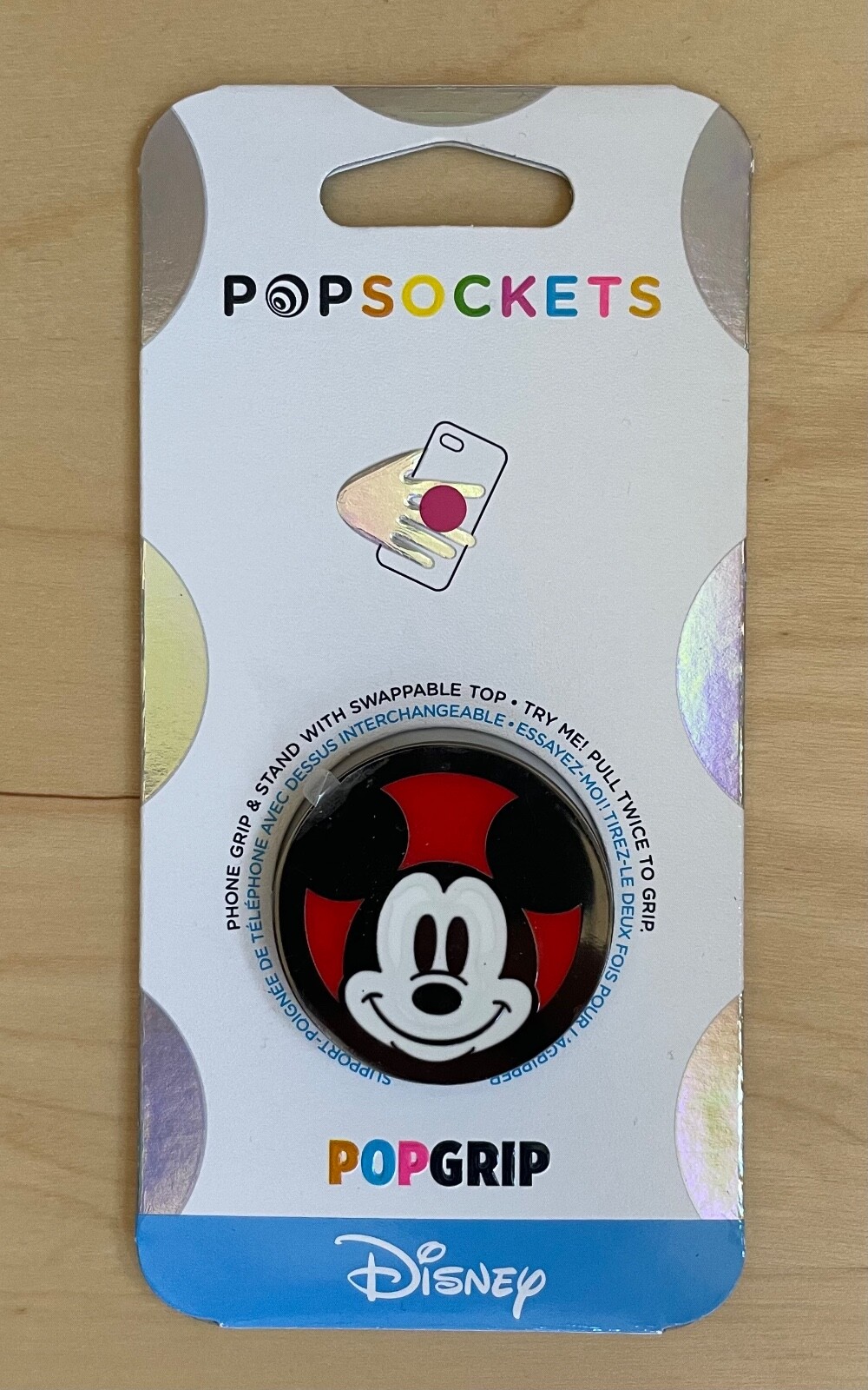NEW Popsocket Disney Mickey Mouse Enamel Pop Up Popgrip Phone Grip-image