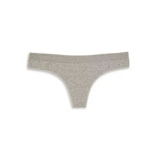 Set of 3 Large 11/13 Heather Gray No Boundaries Juniors Seamless Thong Panty