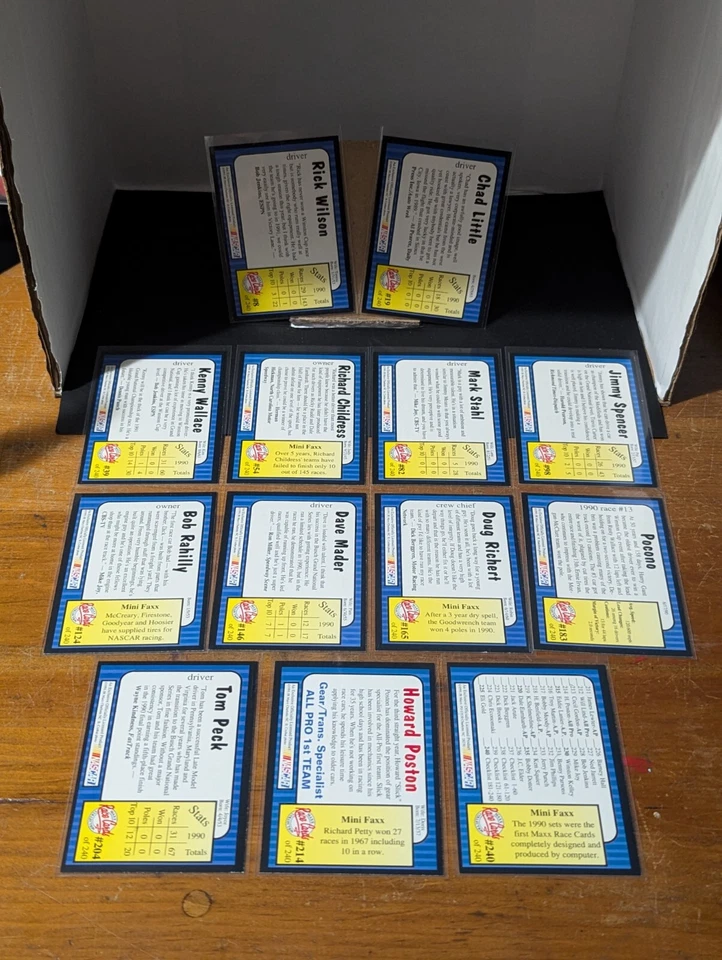 Maxx Race Cars NASCAR 1991 (Pick Your Card) - Image 2 of 3