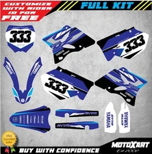 Custom Graphics, decal kit for Yamaha YZ 125 2011 - 2014 TORNADO STYLE stickers
