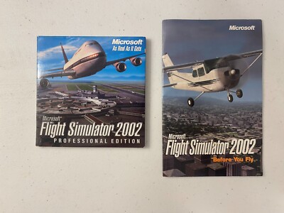 Microsoft Flight Simulator 2002 Professional Edition (PC, 2001)