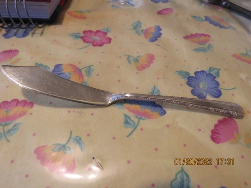 TOWLE STERLING Master Butter KNIFE CANDLELIGHT Pattern Patented 1934 -- 35 Grams
