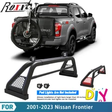 For 01-23 Nissan Frontier Adjustable Pickup Roll Sport Bar Chase Rack Bed Bar 