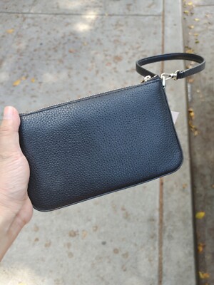 Kate Spade Leila Pebble Leather Convertible Wristlet Wallet