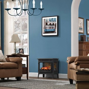 3d Infrared Electric Fireplace Stove Remote Control Portable