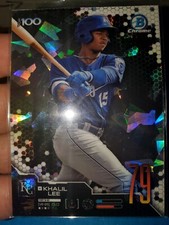2019 Bowman Chrome Scouts Top 100 Atomic Refractor BTP-79 Khalil Lee 63/150 METS