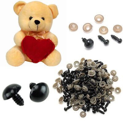Buy 100X DIY Plastic Safety Eyes Soft Toys Bear Doll Animal Making Craft Screw Acces